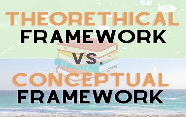 Theoretical Framework Vs Conceptual Framework China Scholar